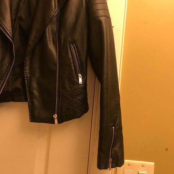 Black moto jacket - Picture 3 of 5